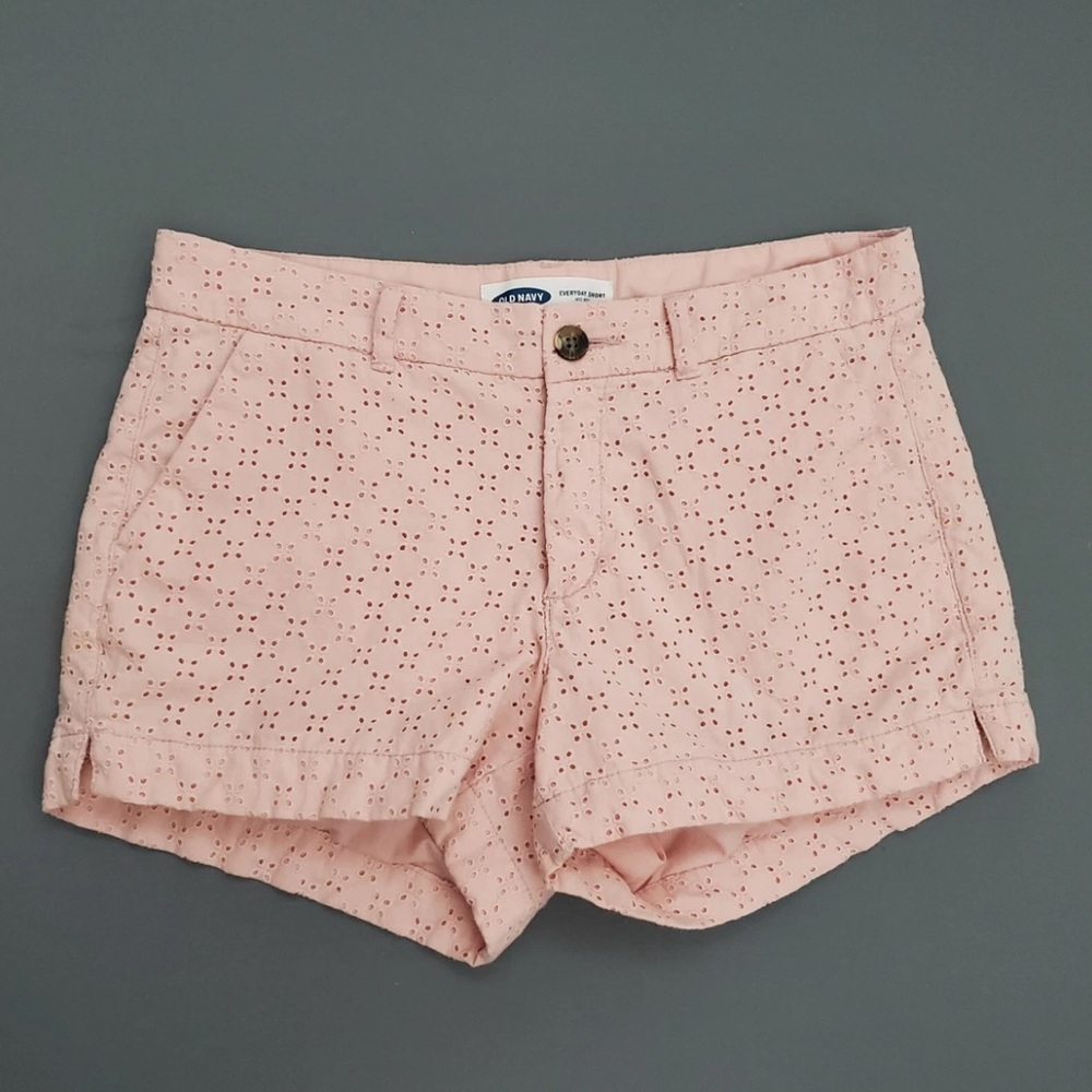 Old Navy Pink Eyelet Shorts